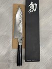 Shun Classic 8 In Kiritsuke Chef s Knife Straight Edge Stainless Steel Dm0771