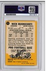Nick Buoniconti Psa Dna Signed 1967 Topps Card Personalized Autograph  Patriots