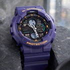 Casio G-shock Ga-140-6a Purple Analog Digital Men s Watch 200m Shock Resistant N