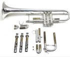 Bach Stradivarius 180ml37sp Trumpet Silver Used With Hard Case