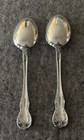 Towle Old Master Sterling Silver Teaspoons 5-7 8  Set Of 2 Spoons
