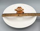 Vtg Enesco Garfield Cat Figurine Party Serving Dish Tray Bowl 12    Diameter Rare