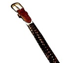 Unbranded Men   s Woven Leather Belt 34 