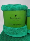 Kate Spade New York - Garden Green - 8 Piece Bath Towel Set - 100  Cotton - New