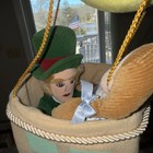 Vtg Wizard Of Oz Plush Hanging Hot Air Balloon State Fair Warner Bros  Wizard