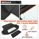 Fit Toyota Mr2 Spyder 2000-2007 Convertible Soft Top W  Heated Glass Window
