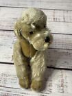 Vintage Steiff Poodle Snobby   Completely Posable Mohair No Tag Or Ear Tag 8x9   
