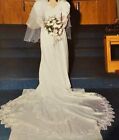 Vintage Alfred Angelo Size 4 Wedding Gown Dress