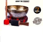 Large Tibetan Singing Bowl Set - 9  Master Healing Nepal For Sound Bath Chakra