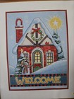 Needle Treasures  Jca   warm Welcome  Christmas Counted Cross-stitch Kit  08545