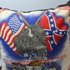 Vtg Harley Davidson Pillow This Breed Never Dies Made In The Usa 1980s Hd