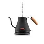 Bodum 27oz Melior Goose Neck Electric Water Kettle Matte Black  Stainless Steel
