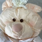 Fisher Price Vintage 1986 Puffalump Orange Peach Bear Cub  8006 W  Outfit 17 