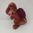Vintage 1983 Dakin Purple Burgundy Dragon Plush 10    Stuffed Animal 