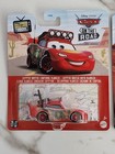 2 New 2023 Disney Pixar Cars Cryptid Buster Lightning Mcqueen With Racing Wheels