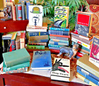 Lot Of 10 Vintage Old Rare Antique Hardcover Books - Mixed Color - Random