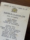 Vintage 1946 Ww2-era Hotel Bayerischer Munich Bastille Day Lunch Menu 