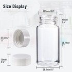 500pcs 20ml Scintillation Vial Borosilicate Glass Vial Liquid Counting Vial New