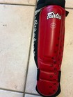 Fairtex Shin Guards Sp6 Muay Thai Kick Boxing Mma Sparring Thailand Hand Made M