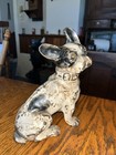 Antique Hubley Cast Iron French Bulldog Dog Statue Doorstop