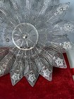 Antique Vintage Filigree 800 Silver Flower Orate Bowl 218g