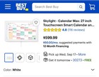 Skylight Calendar Max  27 Inch Smart Calendar And Family Organizer  Aluminum