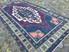 Turkish Antique Rug Bohemian Area Rug Oushak Rug Vintage Rug Handmade Wool Rug