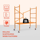 Heavy Duty Baker Scaffolding Platform  800 Lbs Capacity With Locking Wheels