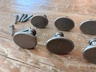 Set Of 6 Drawer Pulls  Vintage pewter Style For Cabinets  Drawers
