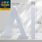 White Wooden Letters 8 Inch For Wall Decor large Unfinished Wood Letters For Hom