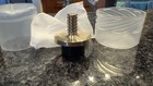Tip Top Tungsten   Brass - Spinning Top   Delrin Stand By Maratac New
