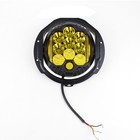  7 0   Black Led Headlight Mounting Bracket For Harley Electra Glide Trike Flhtk