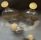 Antique Corday Toujours Moi Perfume Bottles France Grad Set 5 Deco Empty