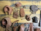 Marx Johnny West Lot 1960 s Action Figure Accessories  16 Pieces Western Vintage