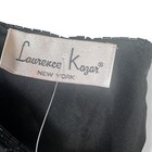 Vintage Laurence Kazar Silk Beaded Top Women s Size 2x Black Gold Glam Deadstock