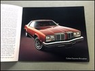 1976 Oldsmobile Vintage Car Brochure Catalog  Cutlass Supreme 442 Starfire Omega