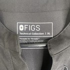 Figs Technical Maternity Scrub Tob Black Size Xl W18sw2005