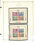 Ajman Stamp Collection  1965   28-48 Perf   Imperf Mint Nh  6 Pgs Olympics