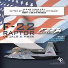 1 48 F-22 Raptor Special Paint Camo Mask   Decal For Hasegawa 52293 07245 07467