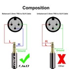 Xlr Female To 1 8 Inch Trs Male Balanced Microphone Cable