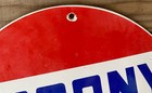 Socony Mobil - Metal Sign Porcelain Coated - For Garage Workshop