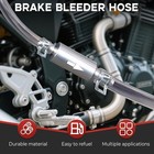 Clutch Brake Bleeder Hose One Way Valve Tube Bleeding Tool Kit Motorcycle Car Us