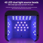 Led Nail Lamp Kit For Gel Polish  Fast Curing Pink Dryer