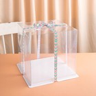 5 Pcs fully Transparent Cake Box - High-transparent Pet