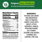 V8 Low Sodium Original 100  Vegetable Juice 11 5 Fl Oz Can 24 Pack