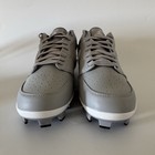 Air Jordan 1 Retro Men   s 11 Mcs Low Baseball Cleats Wolf Grey Cj8524-003 New