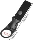 Tactical Hiking Nylon Webbing Carabiner Water Bottle Holder Buckle Hook Clip