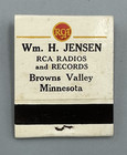 1950s Rca Victor 45 Record Player Radio Unstruck Full Matchbook Advertise Vintge