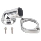 45   Swivel Water Neck Aluminum Polished Thermostat 45 Degrees Style2 Silver