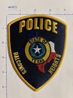 Balcones Heights  Tx                     Police Department Patch